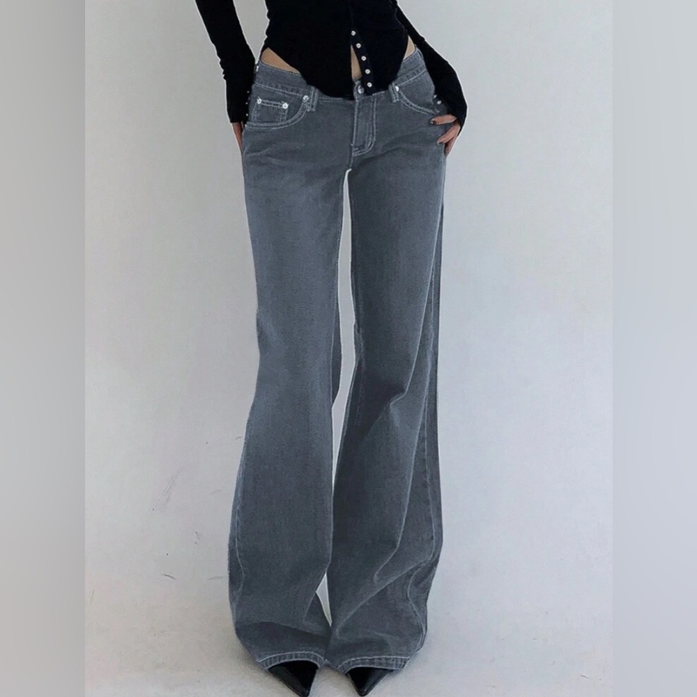Shein DAZY Women's Casual Flared Jeans With Pockets Light Wash Size 0/XS
